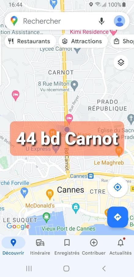 Cannes Carnot 2 Екстер'єр фото